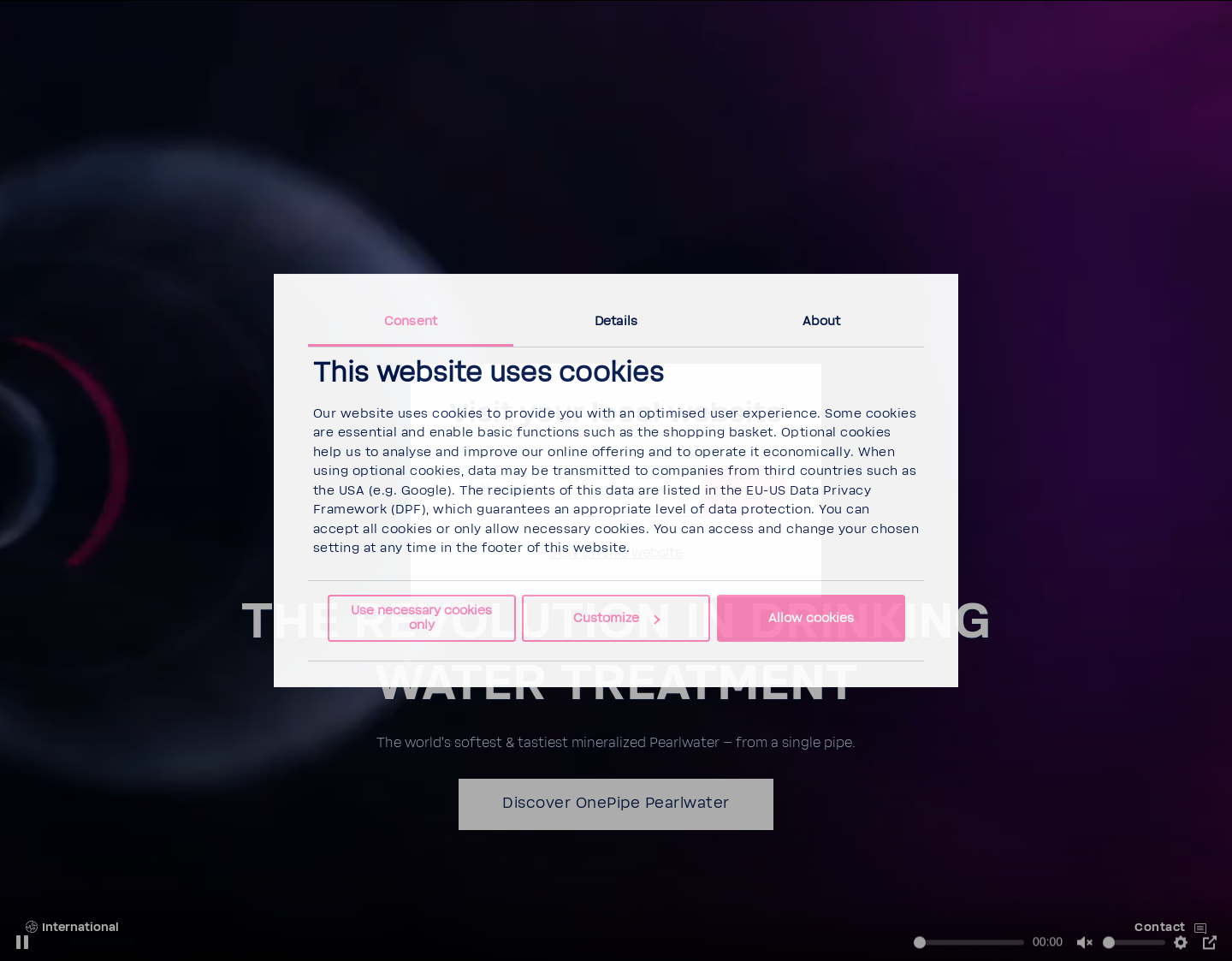 Aktuelle Website-Vorschau von BWT Filter