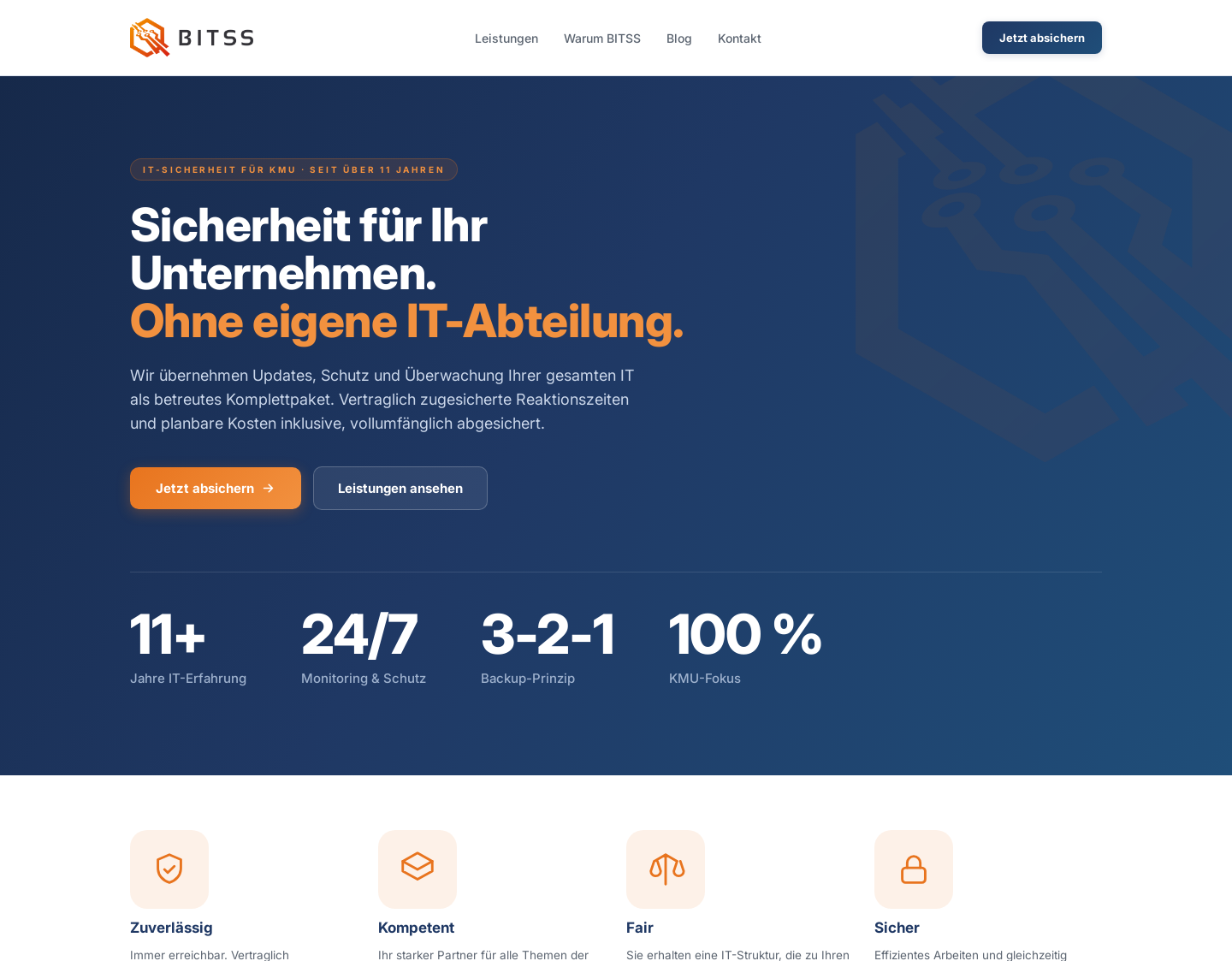 Aktuelle Website-Vorschau von Bitss-Business-IT-JTL-Servicepartner JTL Mietshop