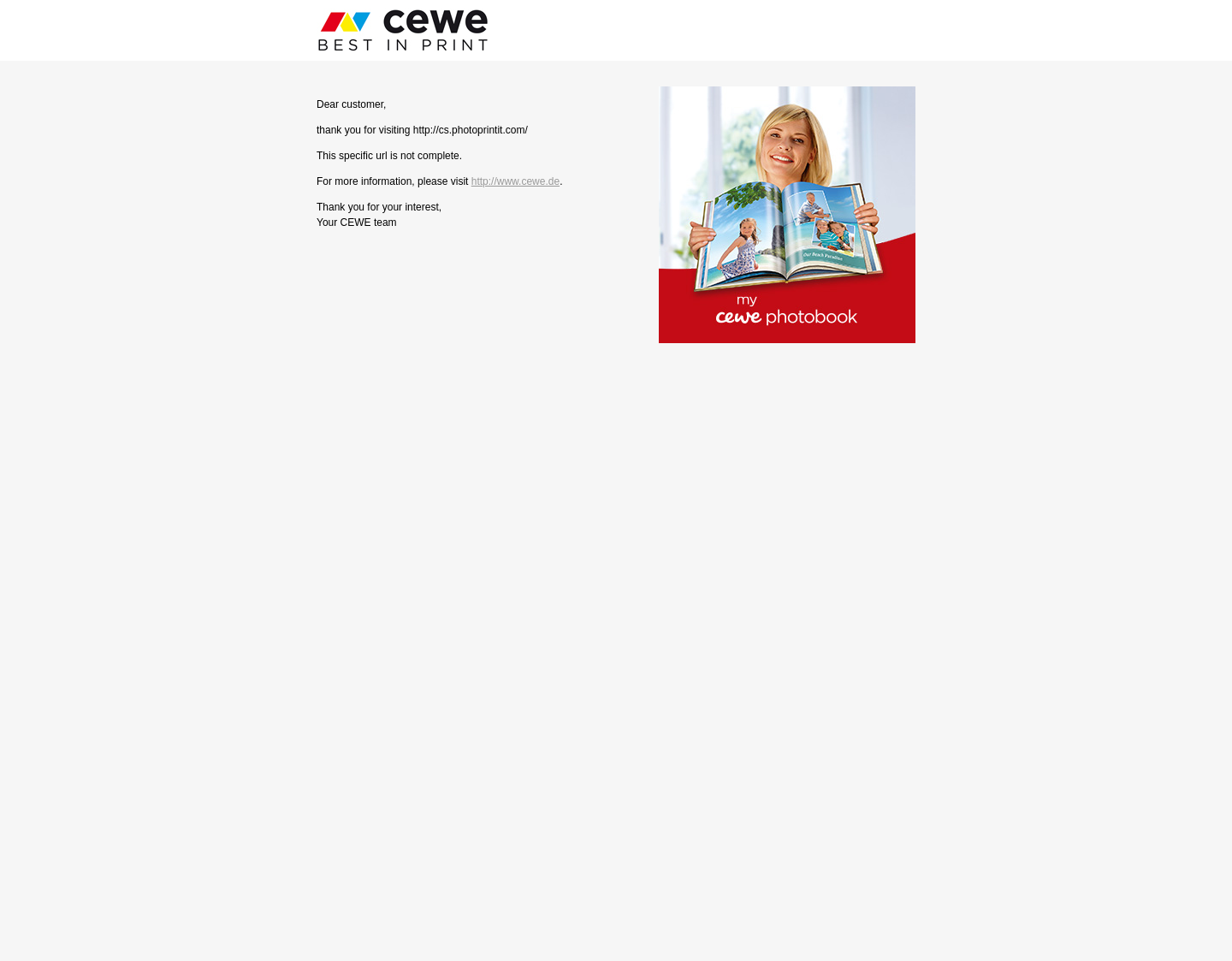 Aktuelle Website-Vorschau von Fotoprodukte bei Onlinebilder24
