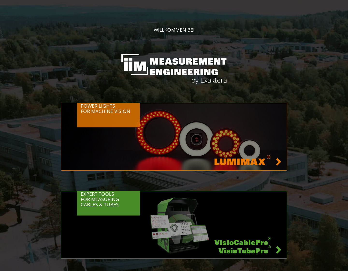 Aktuelle Website-Vorschau von iiM AG measurement + engineering