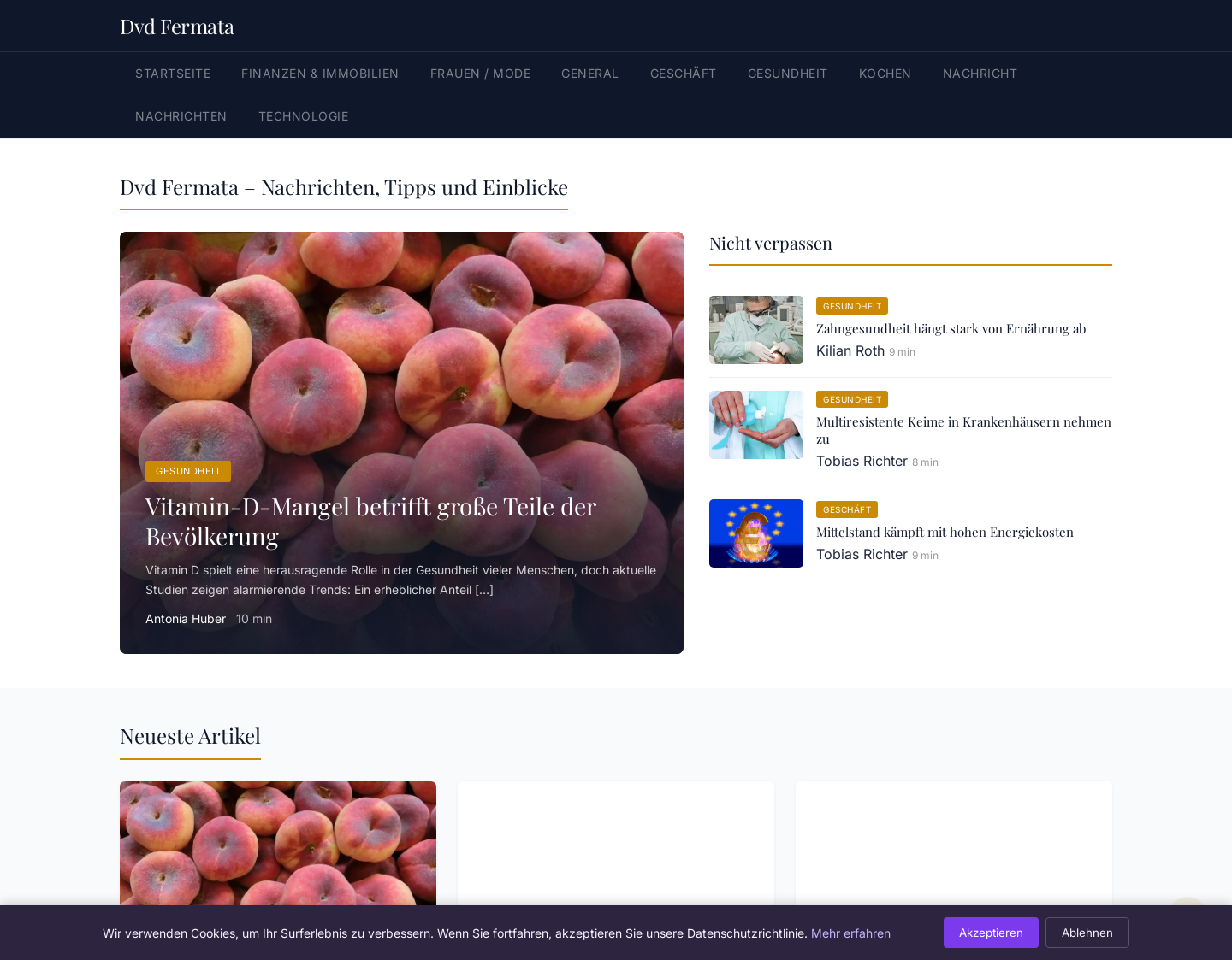 Aktuelle Website-Vorschau von CD Produktion