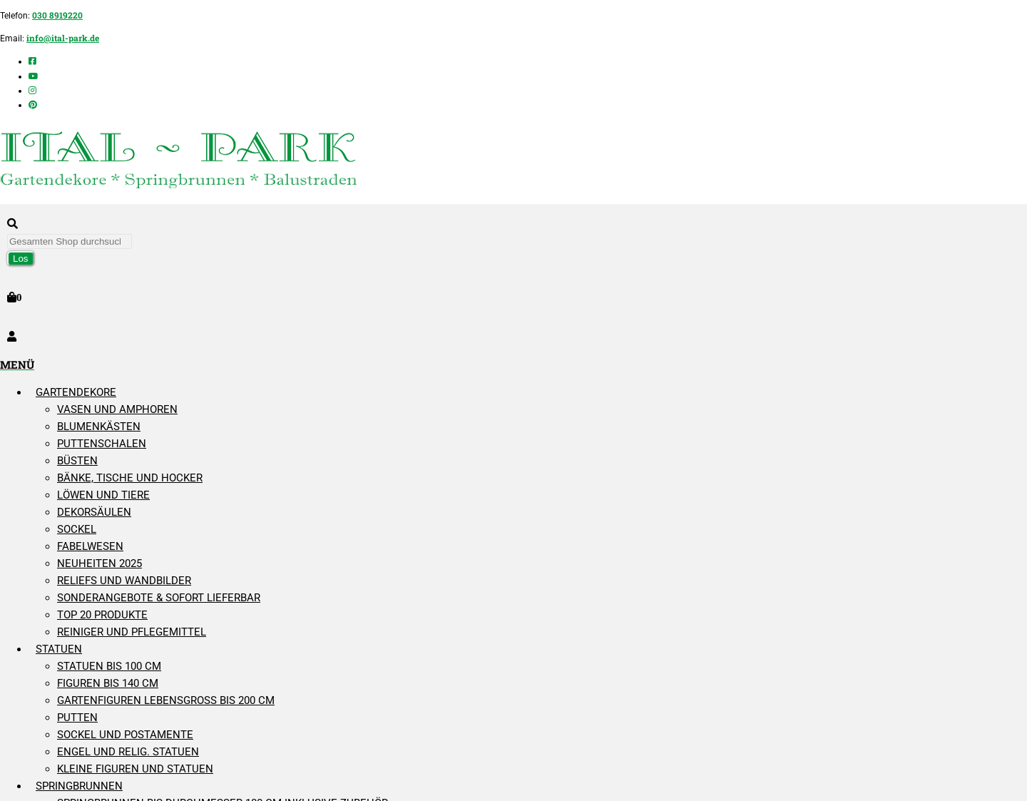 Aktuelle Website-Vorschau von ITAL-PARK