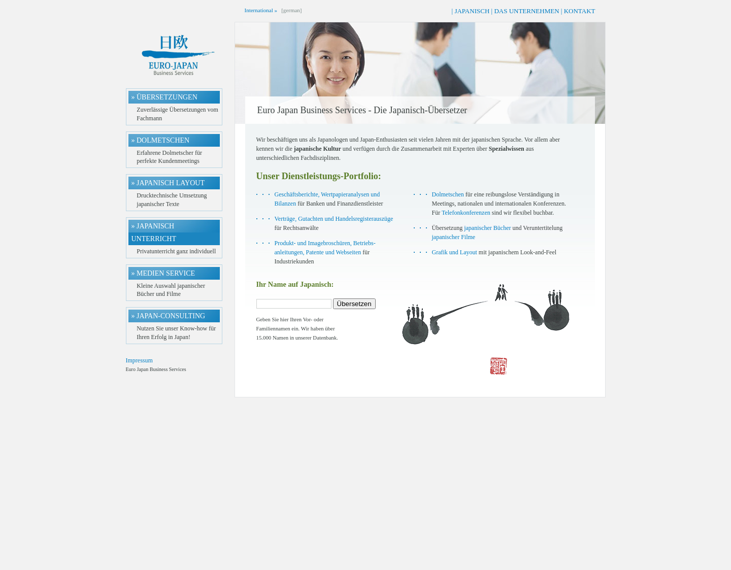 Aktuelle Website-Vorschau von Sprachsichere Dolmetscher