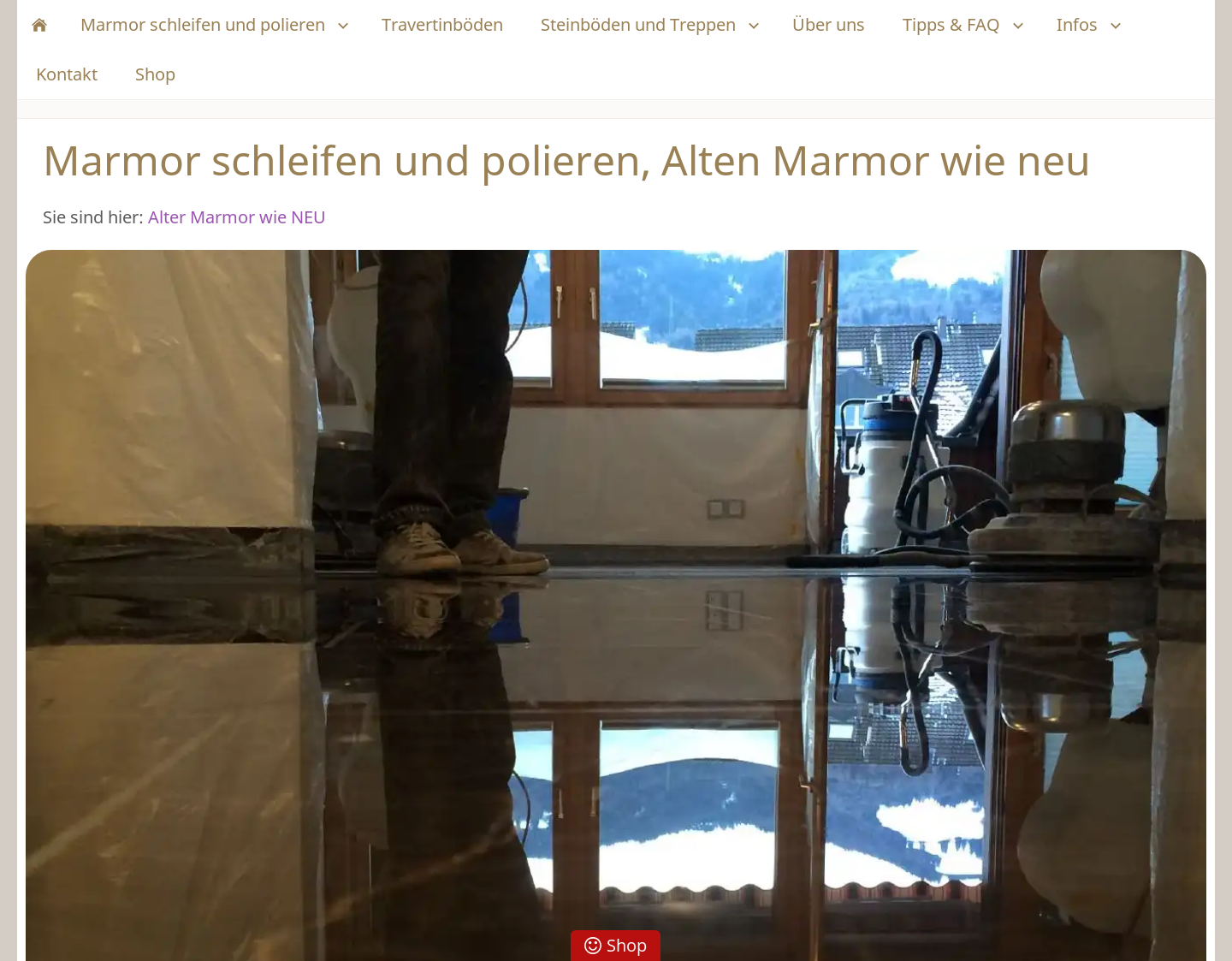 Aktuelle Website-Vorschau von Die Steinschleifer Schweiz AG