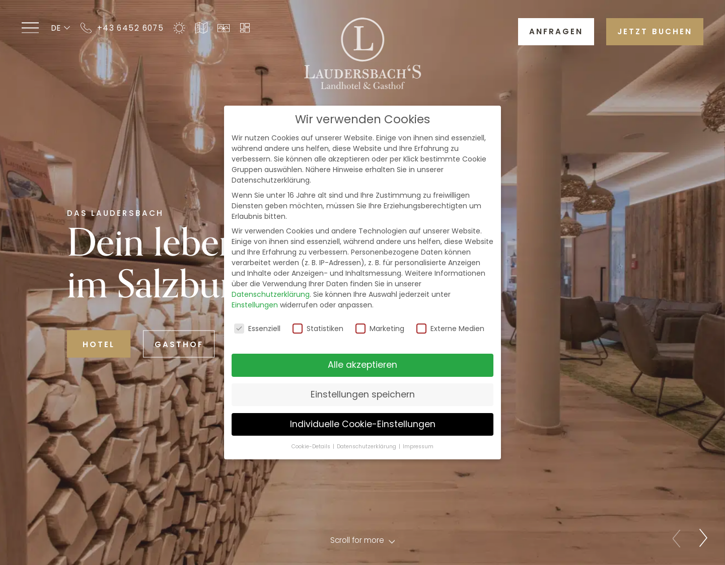 Aktuelle Website-Vorschau von 3 Sterne Superior Hotel Laudersbach