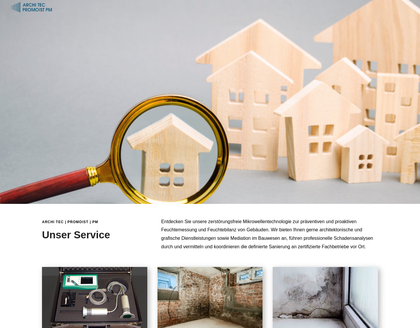 Aktuelle Website-Vorschau von ARESO GmbH - Keller Trockenlegung