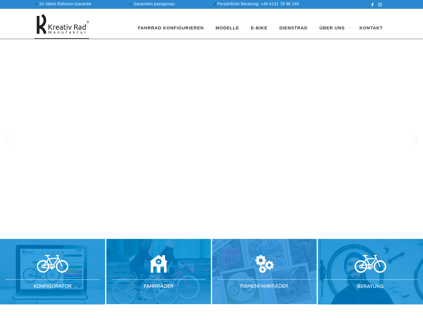 Aktuelle Website-Vorschau von Fahrräder selbst zusammenstellen
