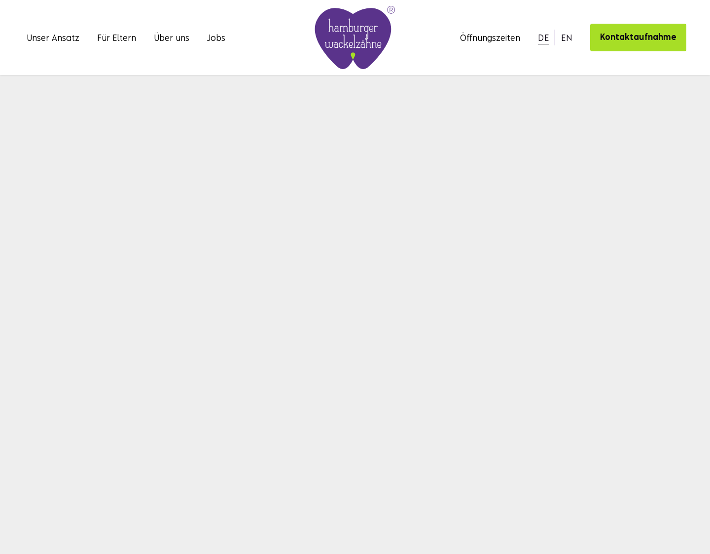 Aktuelle Website-Vorschau von Hamburger Wackelzähne