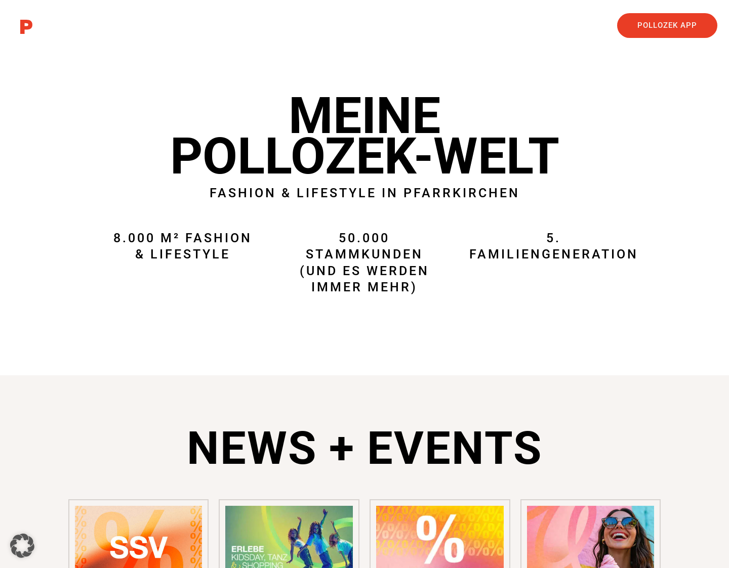 Aktuelle Website-Vorschau von Wohnaccessoires, Lifestyle - Modehaus