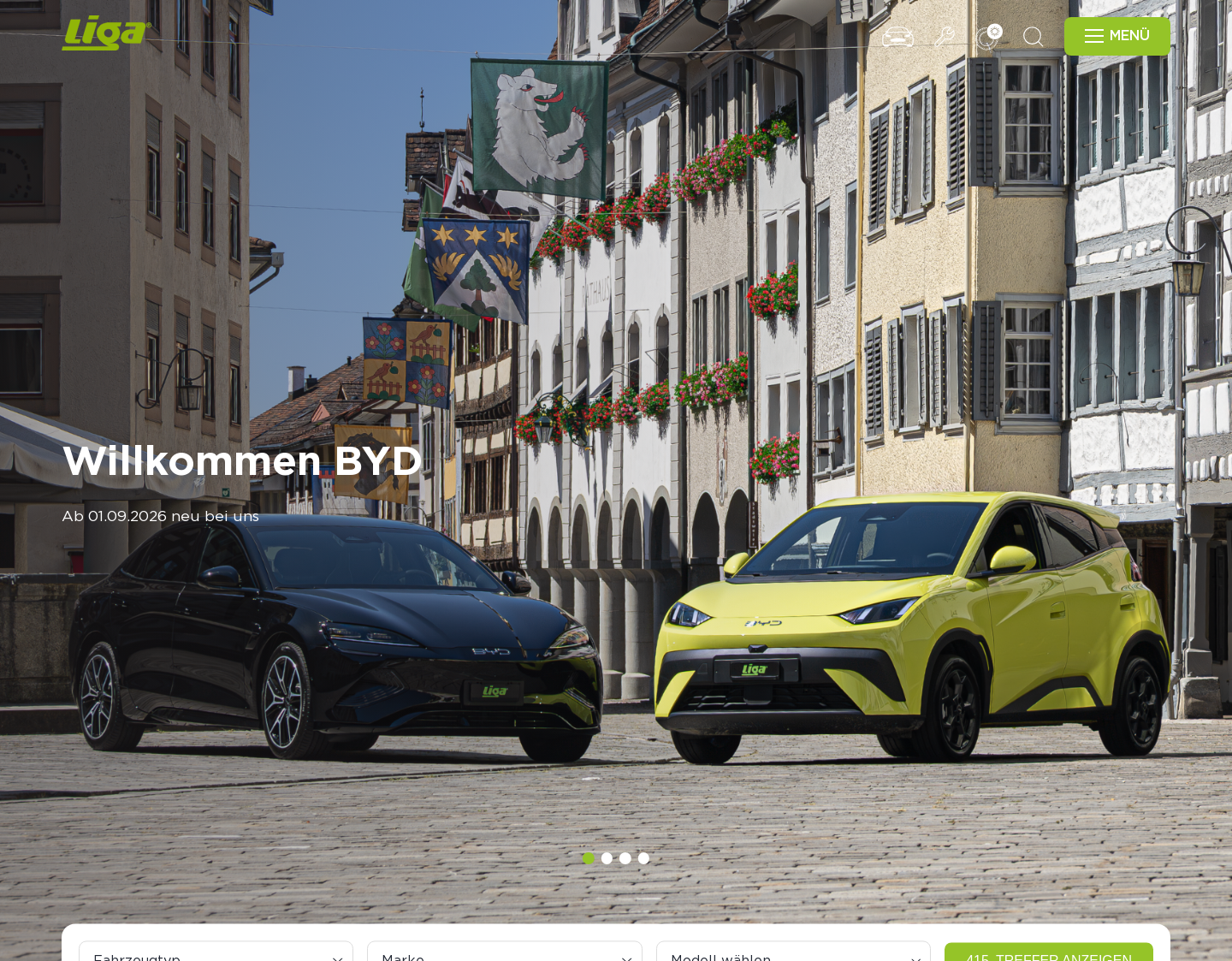 Aktuelle Website-Vorschau von Mercedes, Fiat & Lancia Autohaus
