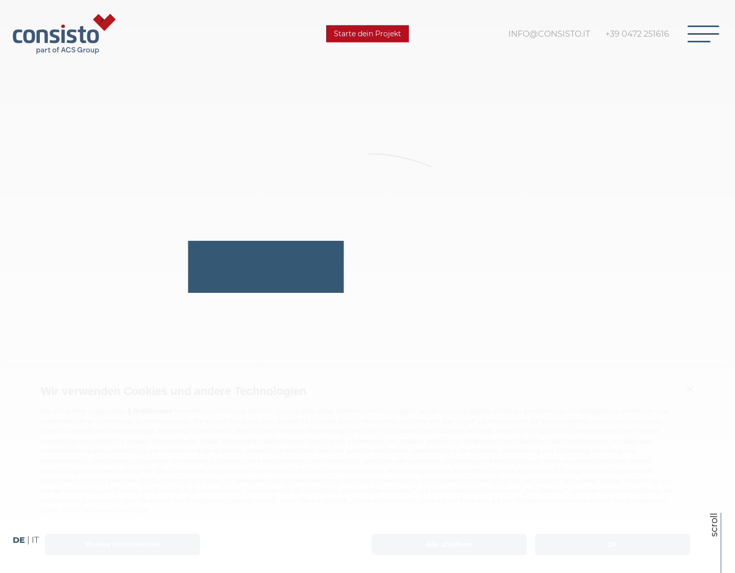 Aktuelle Website-Vorschau von Webagentur Brixen Südtirol Website