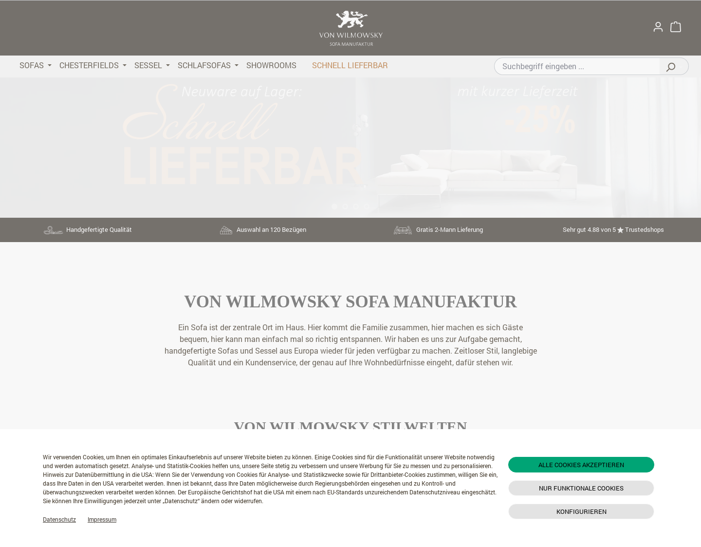Aktuelle Website-Vorschau von Designermöbel & Interior Design