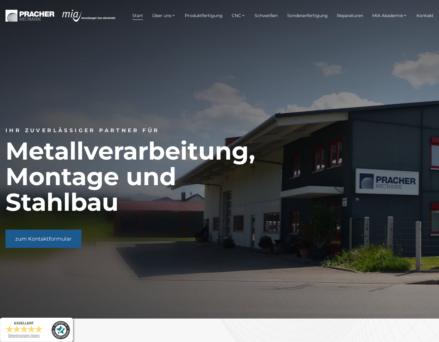 Aktuelle Website-Vorschau von MIA Moosburger Isar Akademie