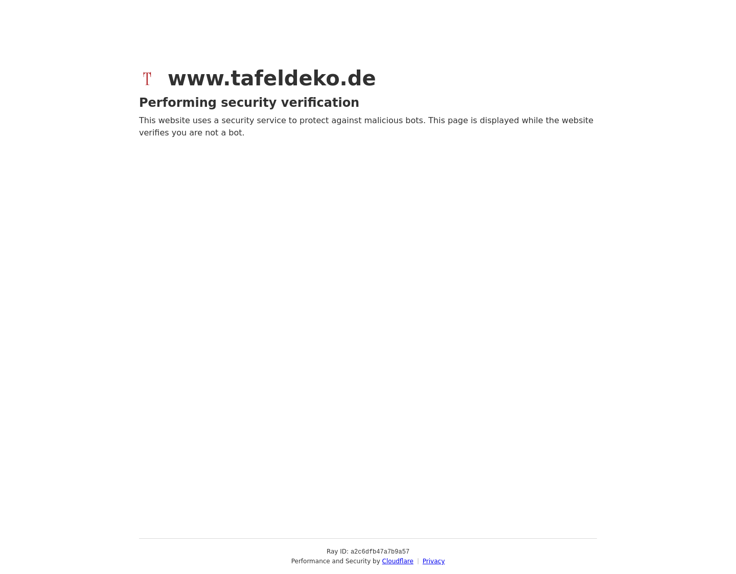 Aktuelle Website-Vorschau von Tafeldeko für die Geburtstagstafel