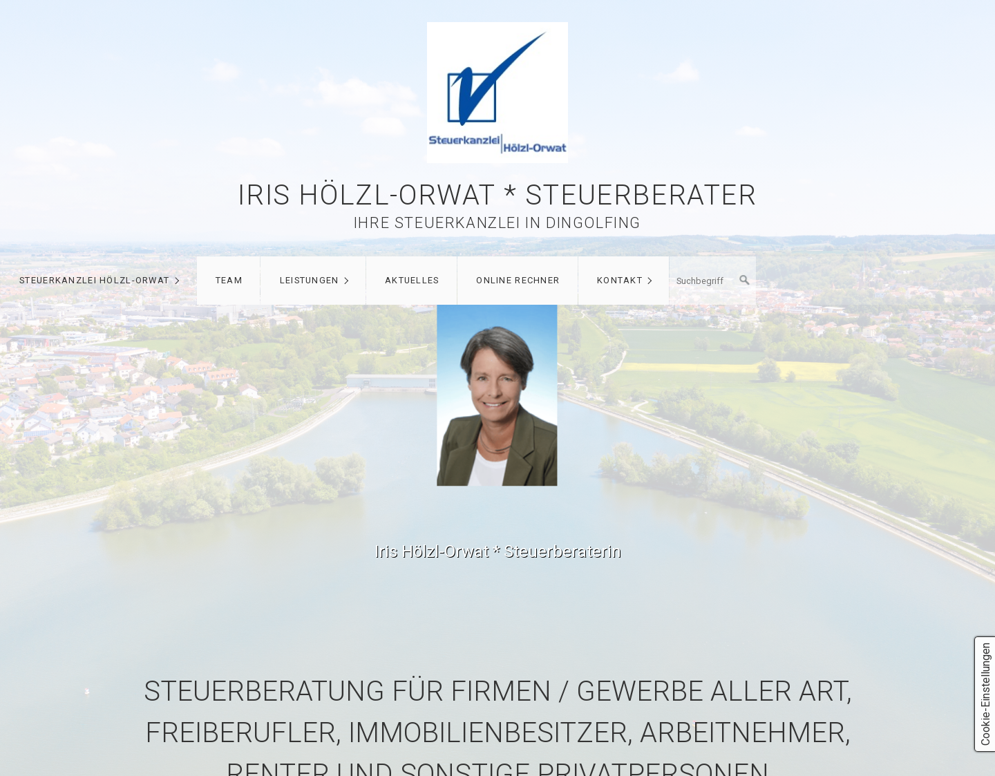 Aktuelle Website-Vorschau von Steuerkanzlei Hölzl-Orwat