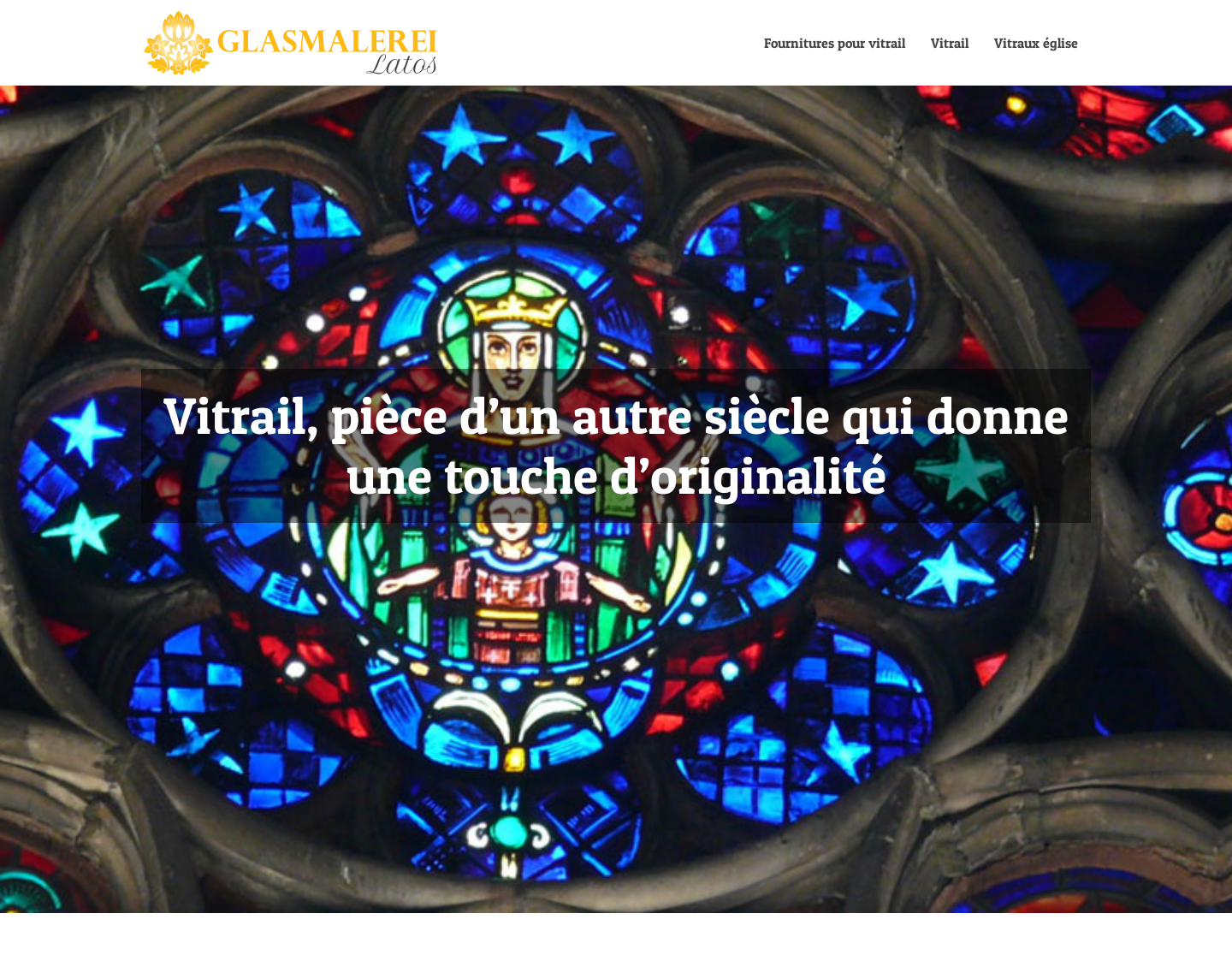 Aktuelle Website-Vorschau von Latos Studio der Glaskunst