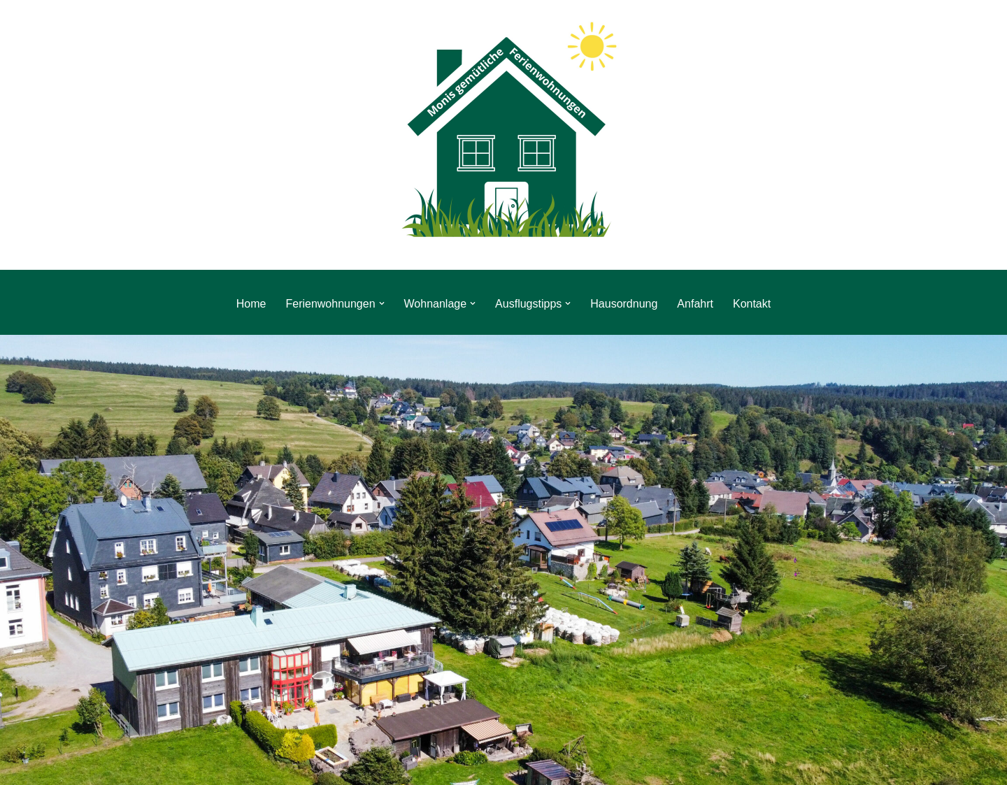 Aktuelle Website-Vorschau von Monis gemütliche Ferienwohnungen