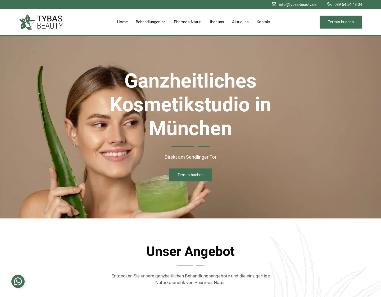 Aktuelle Website-Vorschau von Ganzheitlich Kosmetik und Wellness