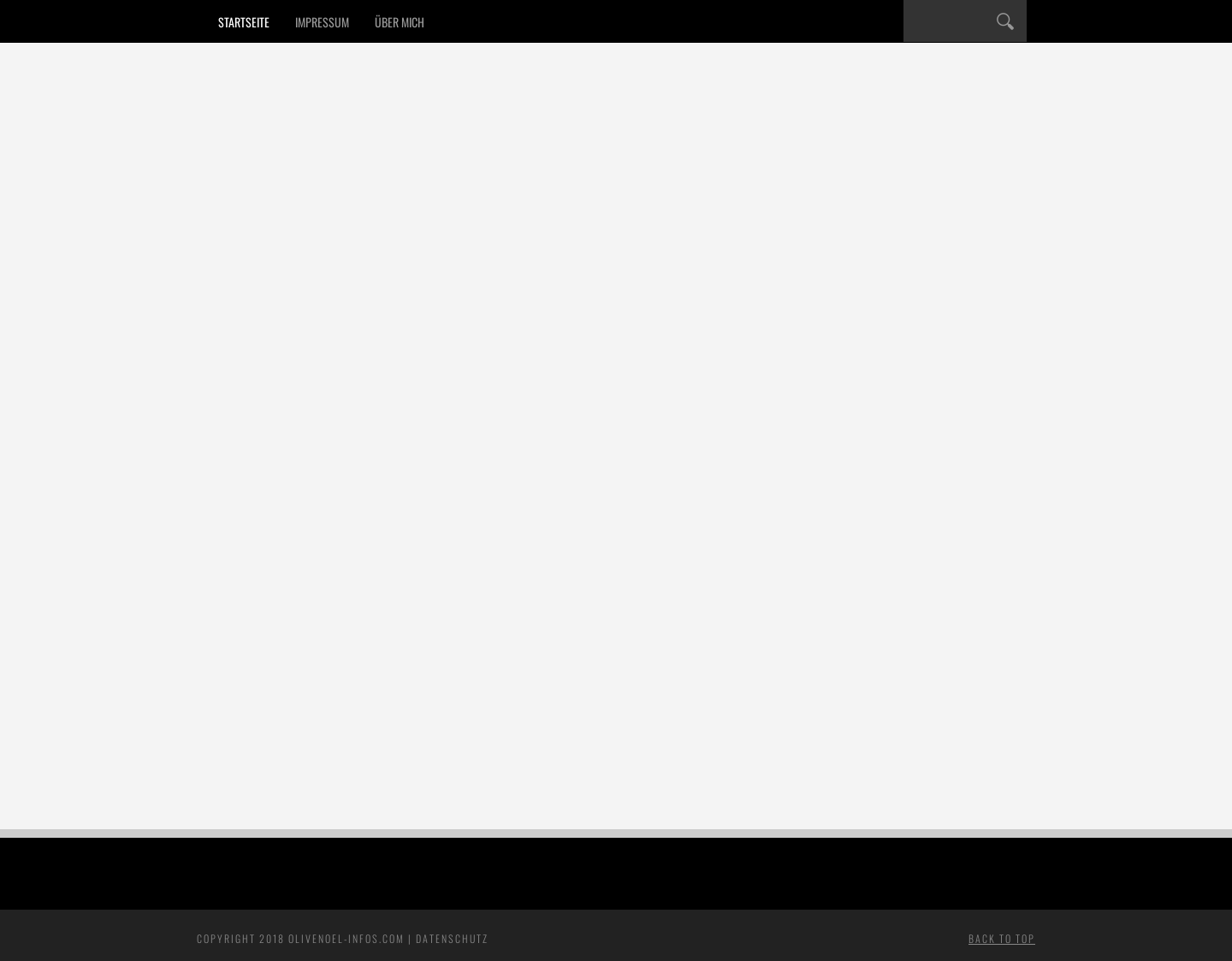 Aktuelle Website-Vorschau von Interessante Infos zu Olivenöl