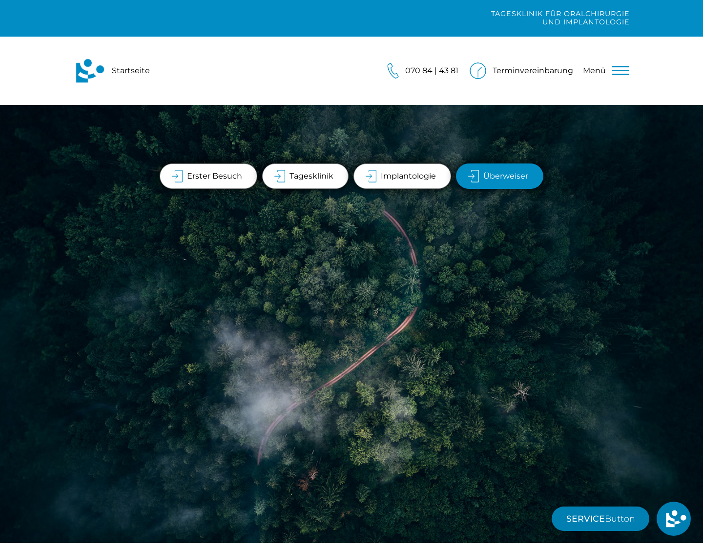 Aktuelle Website-Vorschau von Zahnarzt für Implantologie