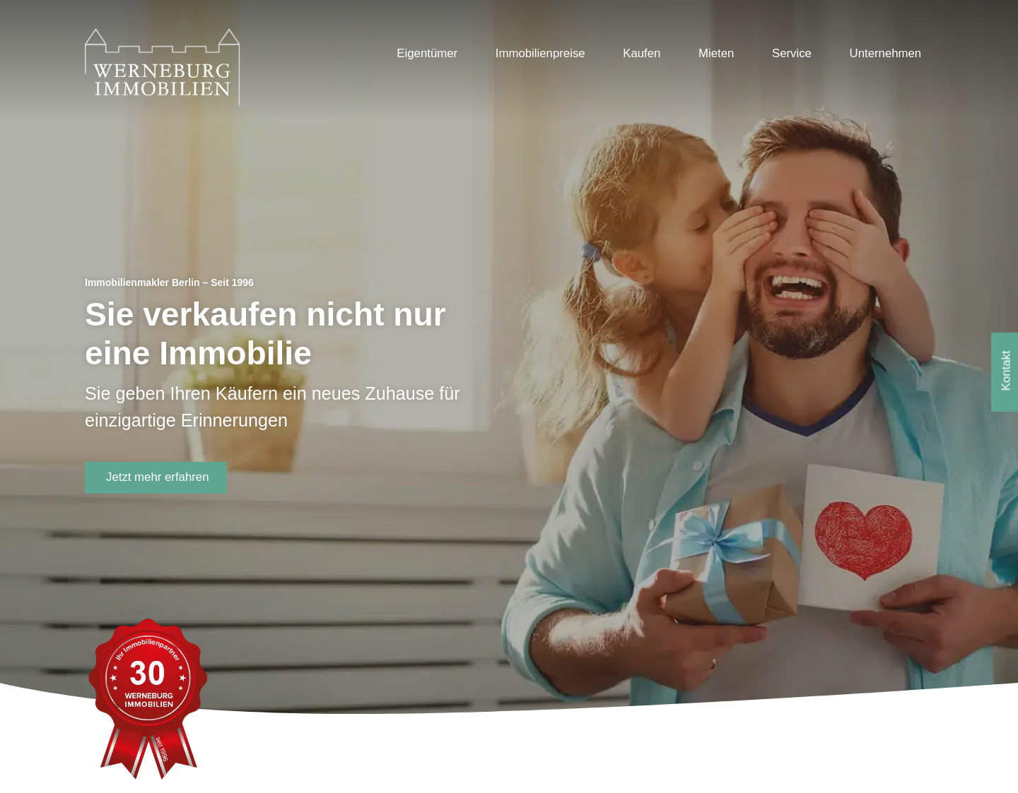 Aktuelle Website-Vorschau von Immobilien Berlin, Mietwohnungen
