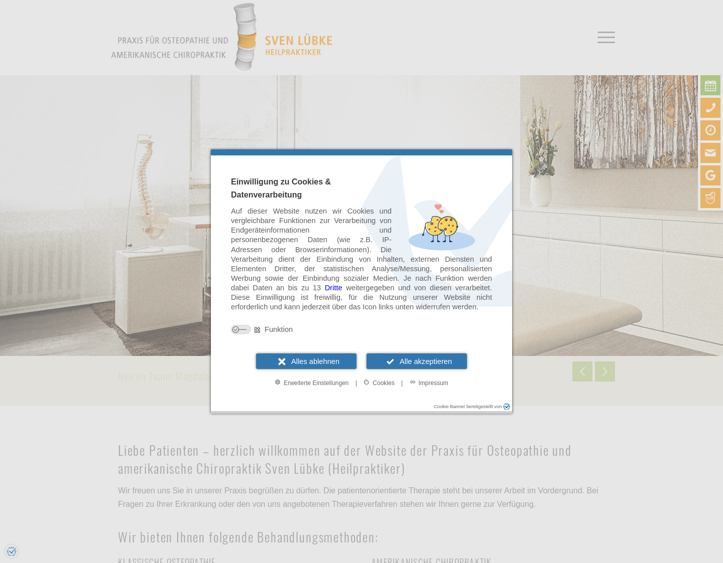 Aktuelle Website-Vorschau von Kieferorthopädie in Koblenz-Smileclub