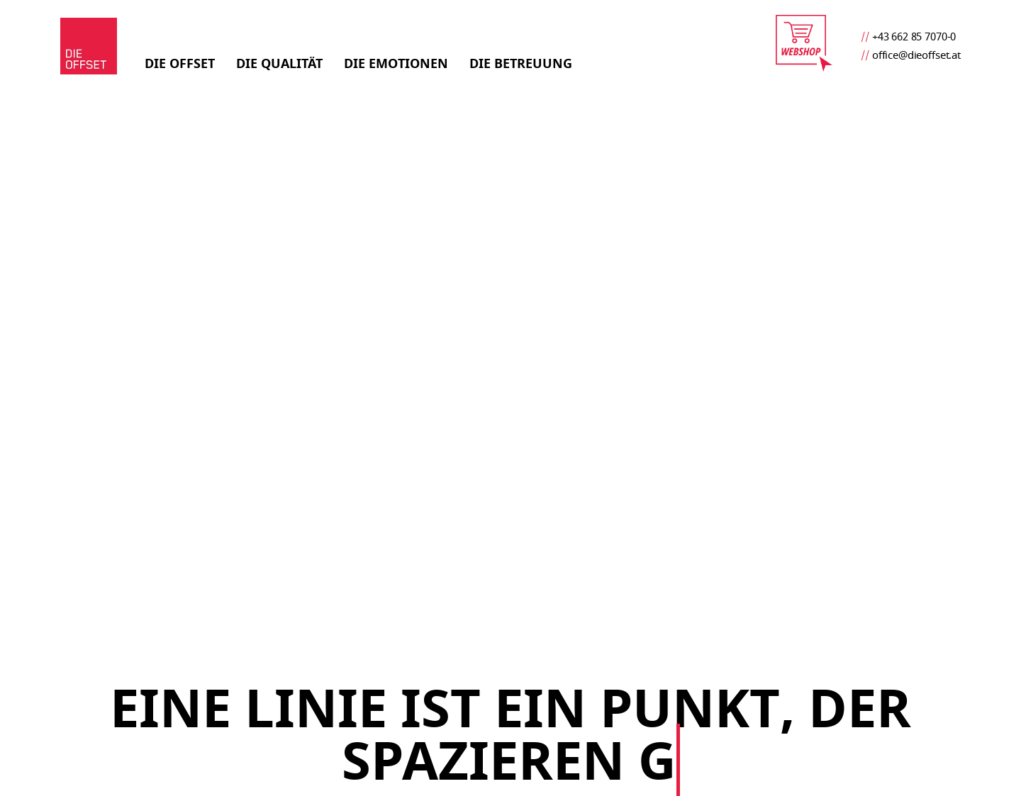 Aktuelle Website-Vorschau von Offset 5020: Online Druckerei