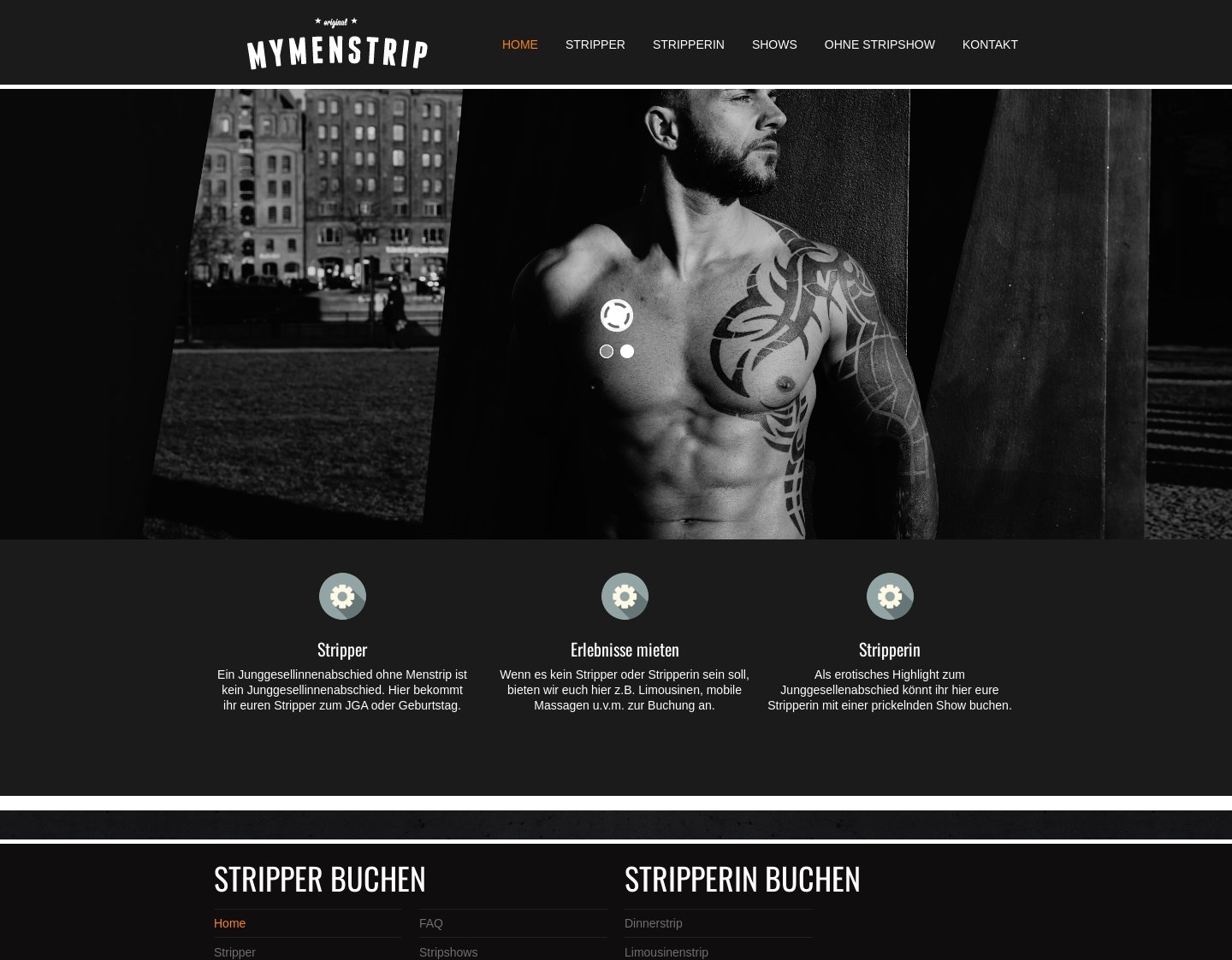 Aktuelle Website-Vorschau von My Menstrip - Premium Menstripshows