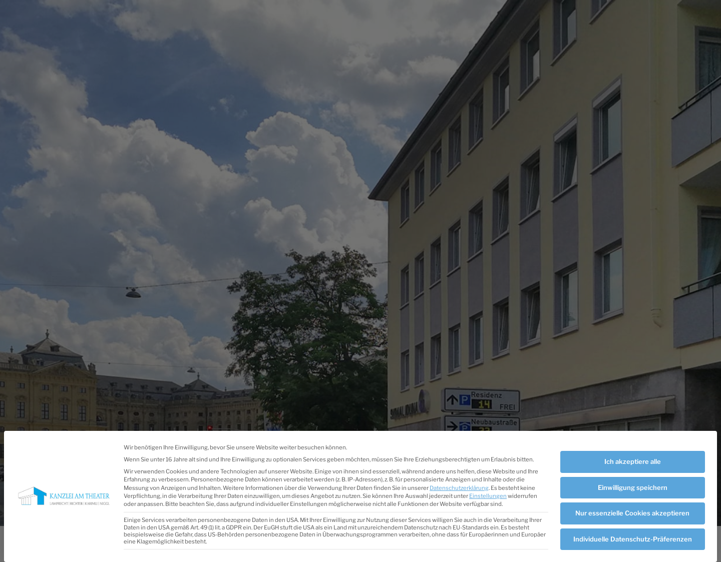 Aktuelle Website-Vorschau von Kanzlei Niggl und Lamprecht