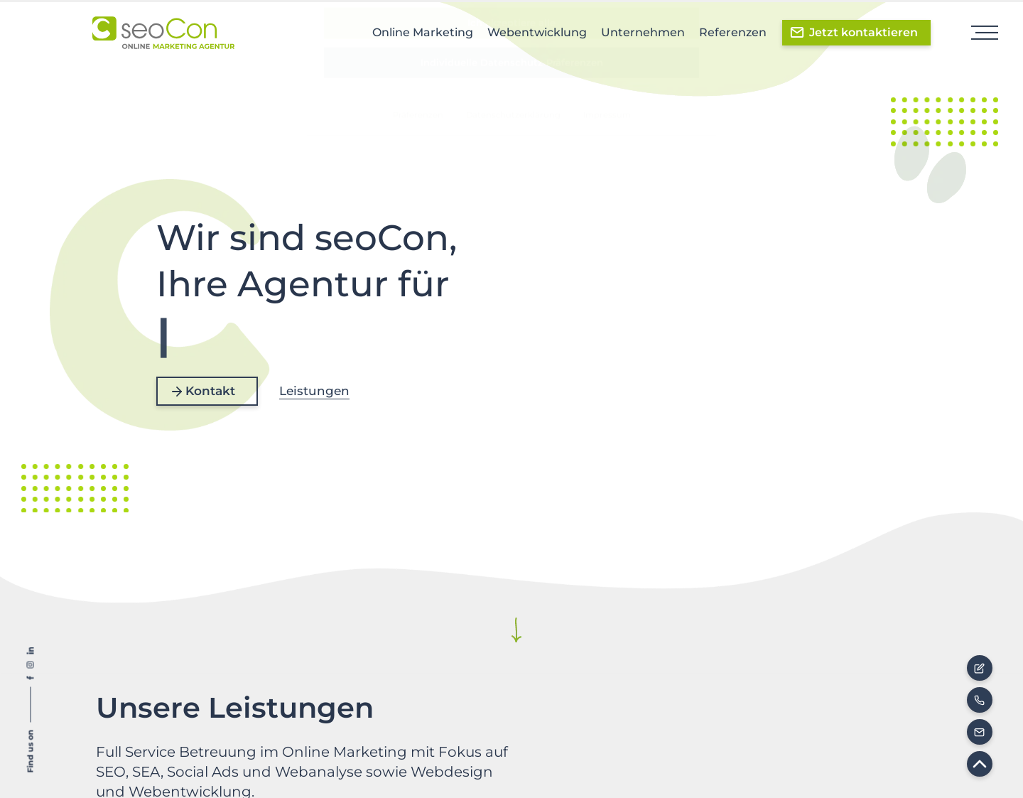 Aktuelle Website-Vorschau von Suchmaschinenoptimierung aus Linz