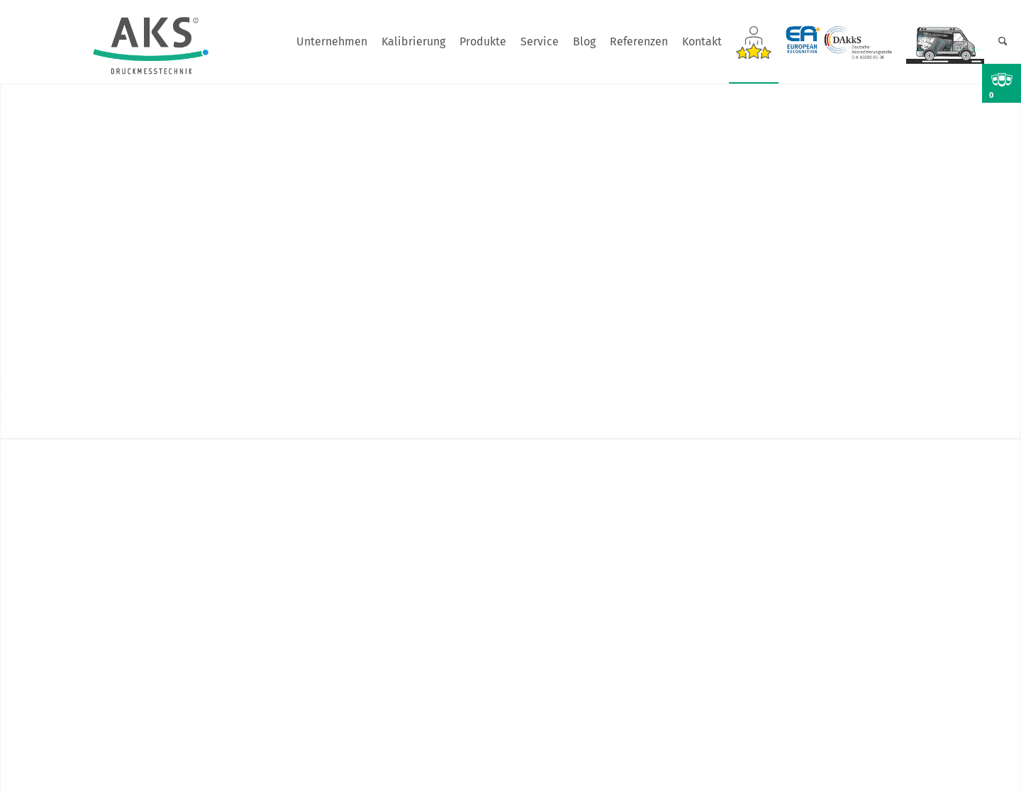 Aktuelle Website-Vorschau von AKS-Messtechnik GmbH