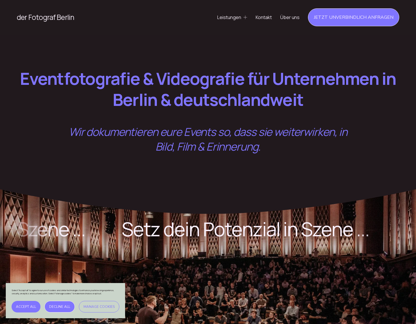 Aktuelle Website-Vorschau von Der Fotograf Berlin