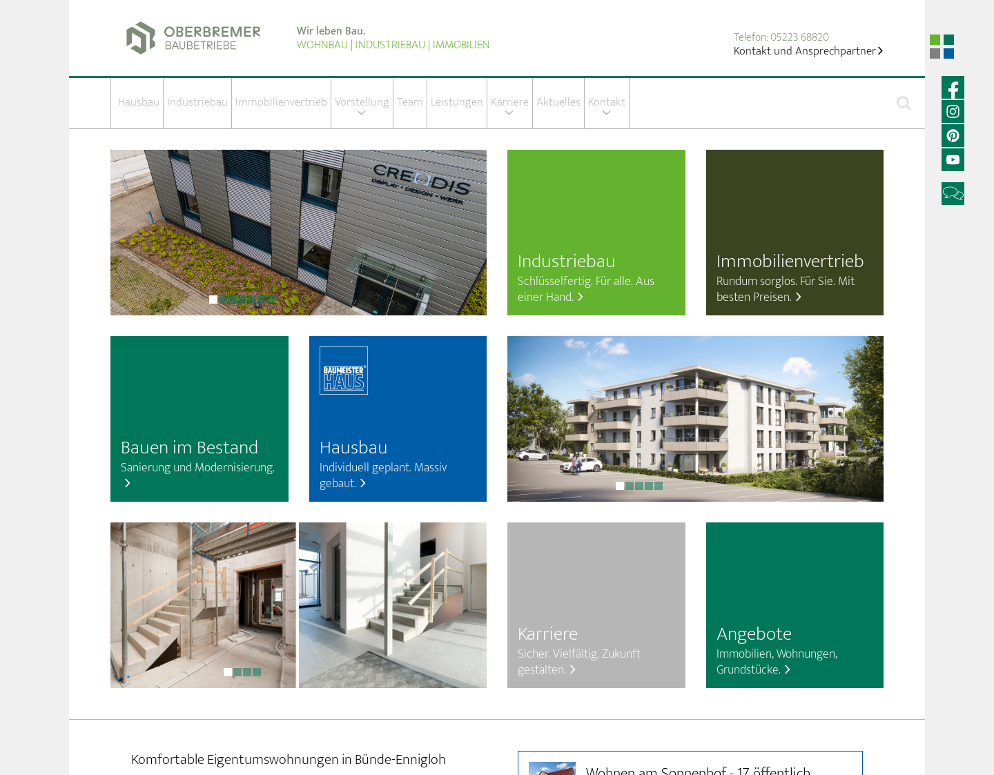 Aktuelle Website-Vorschau von Hallenbau in Löhne, Herford, Bünde