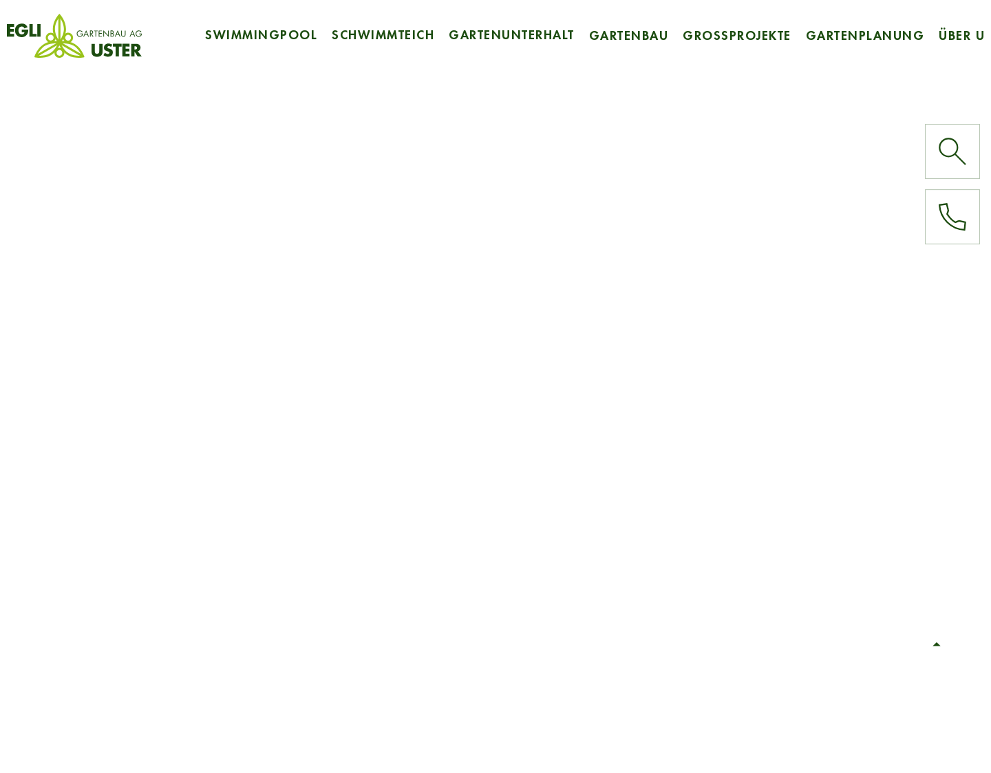 Aktuelle Website-Vorschau von Egli Gartenbau AG Uster