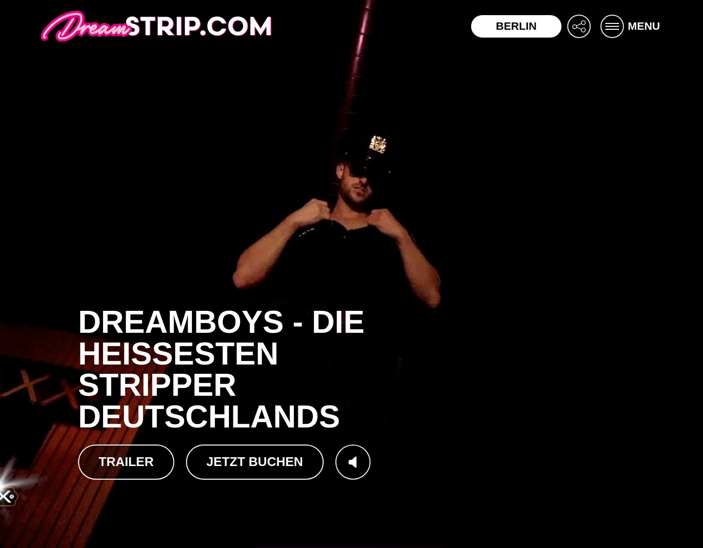 Aktuelle Website-Vorschau von Berlin Dreamboys