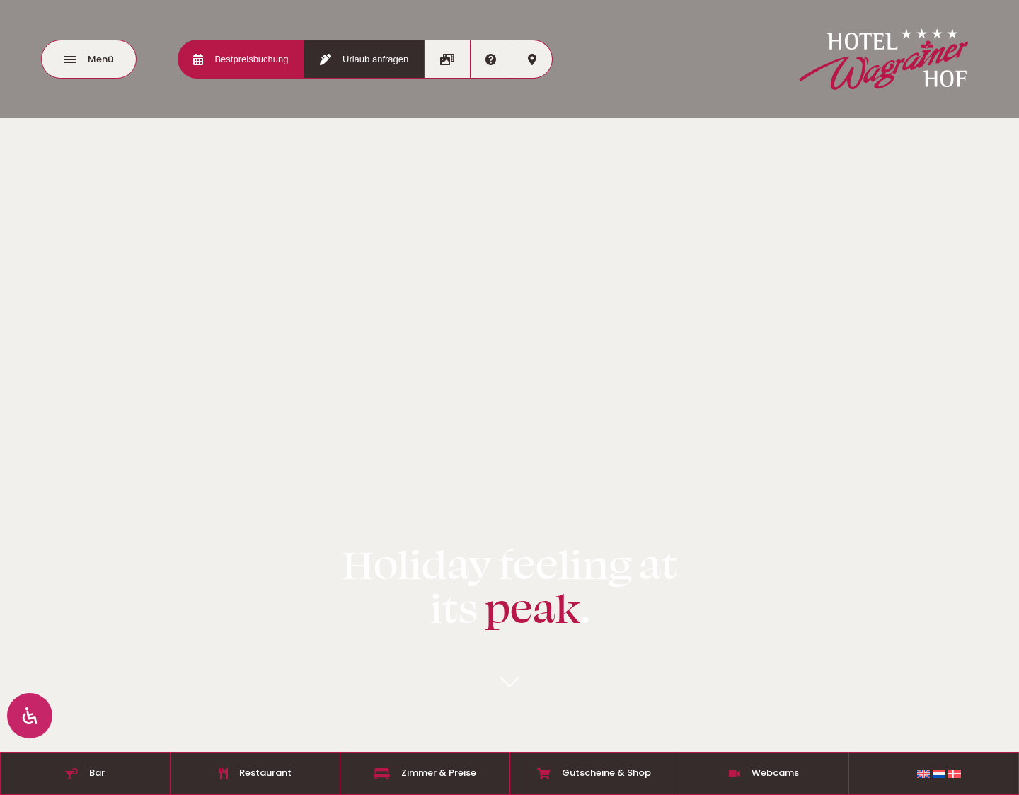 Aktuelle Website-Vorschau von Sporthotel Wagrainerhof