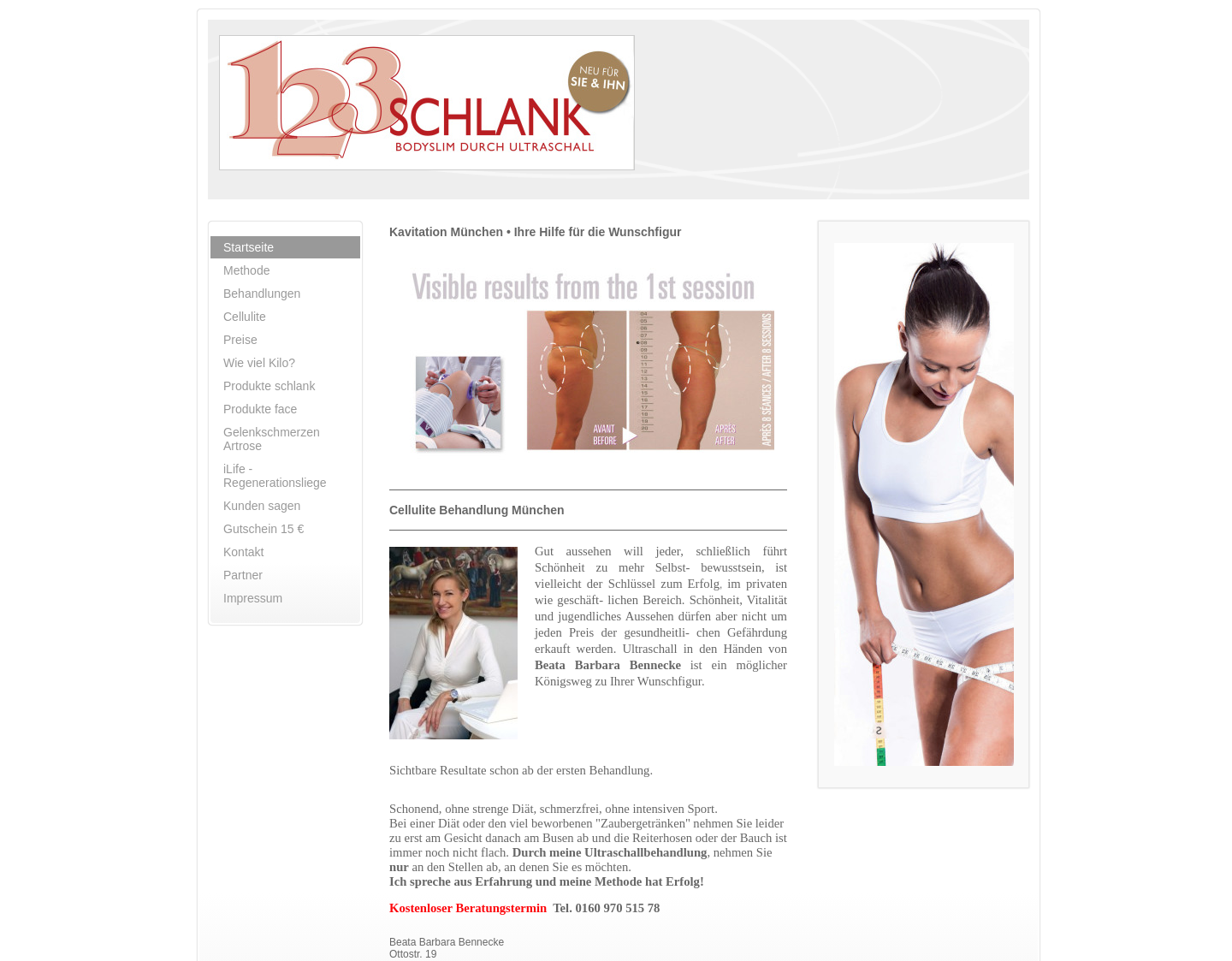 Aktuelle Website-Vorschau von 123schlank