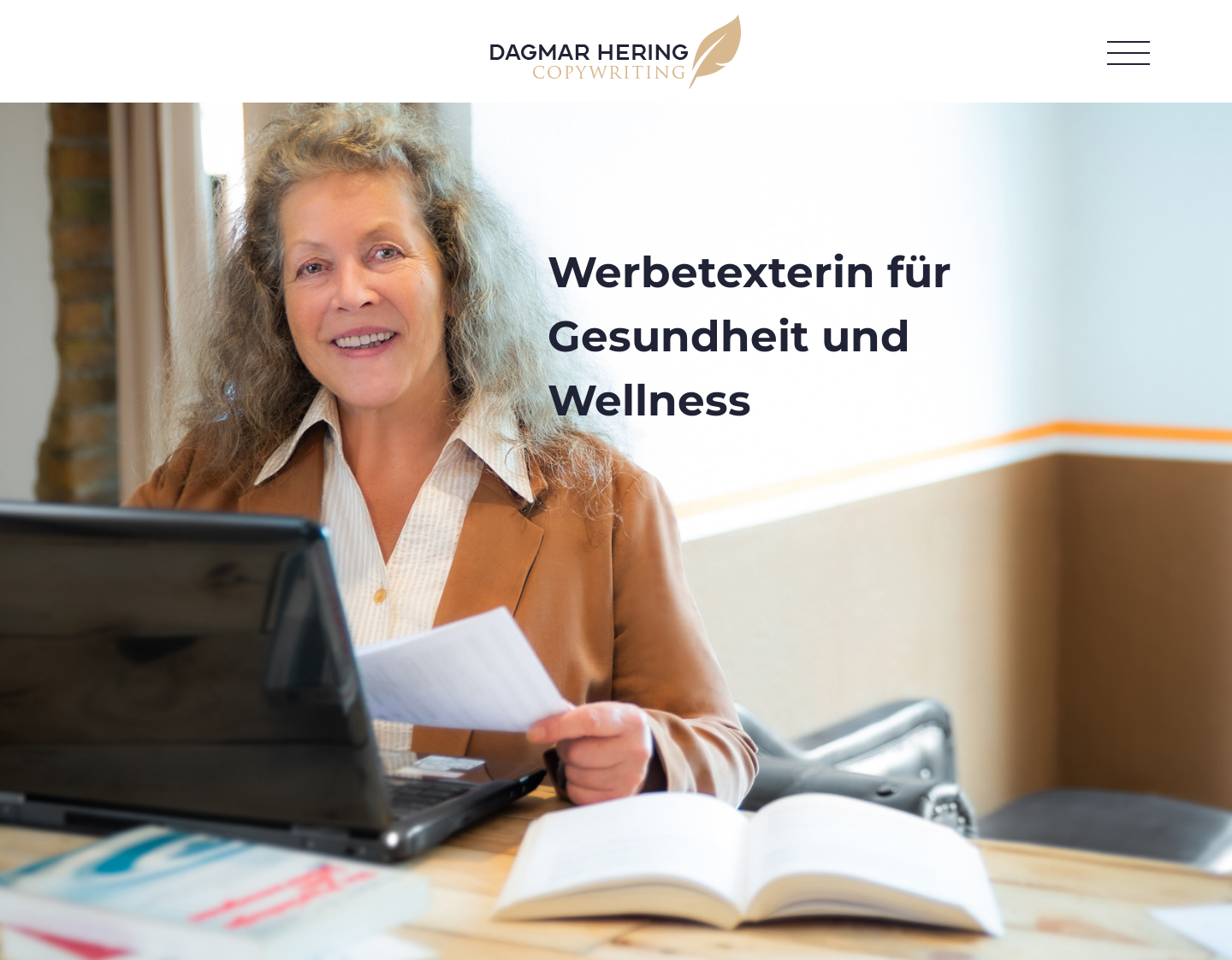 Aktuelle Website-Vorschau von Werbetexter schreibt Verkaufstexte