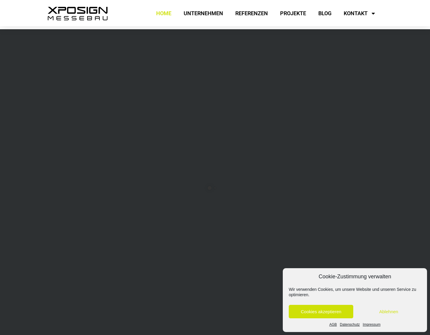 Aktuelle Website-Vorschau von Moderne Creative Messestände