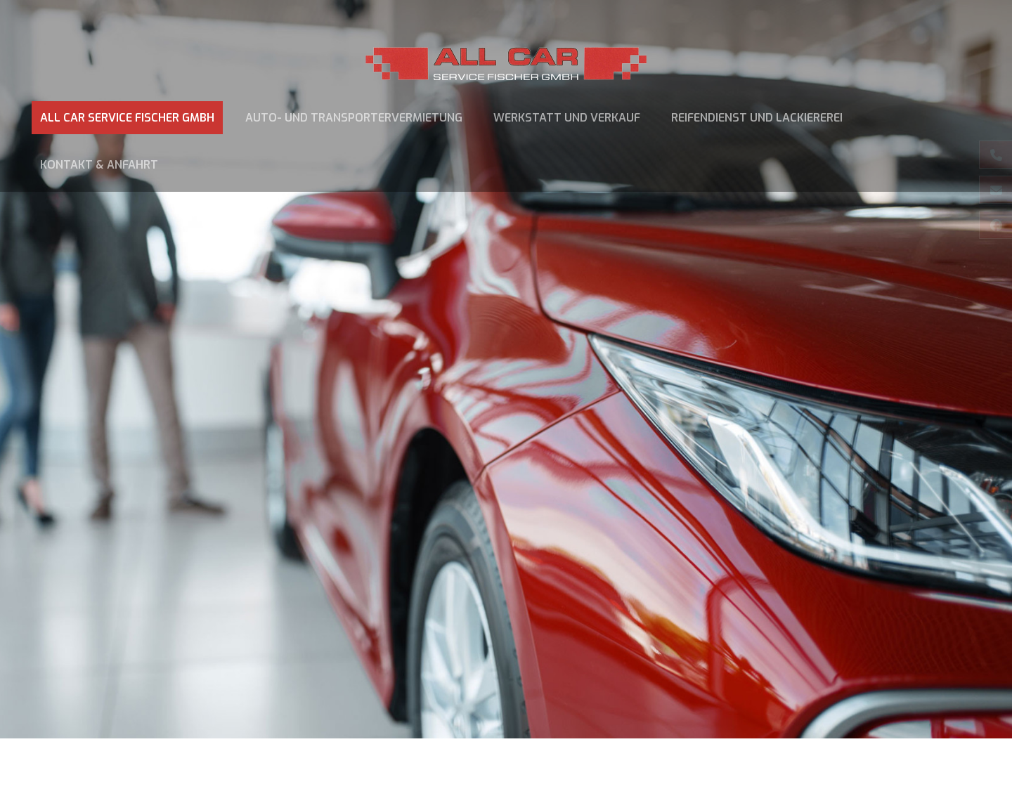 Aktuelle Website-Vorschau von KFZ Werkstatt und Autovermietung