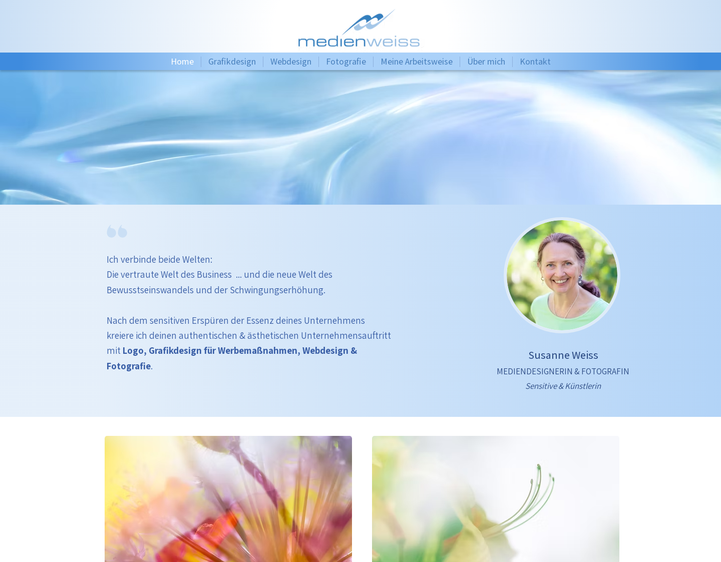 Aktuelle Website-Vorschau von designstudio medienweiss