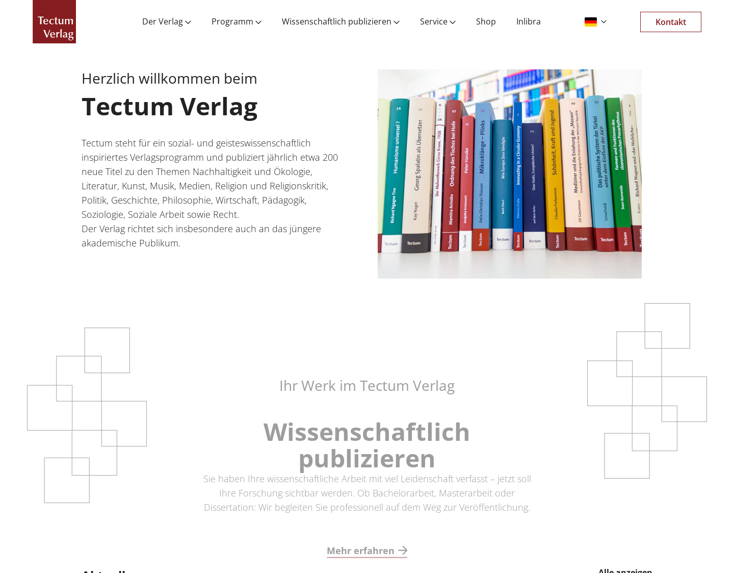 Aktuelle Website-Vorschau von Dissertation veröffentlichen