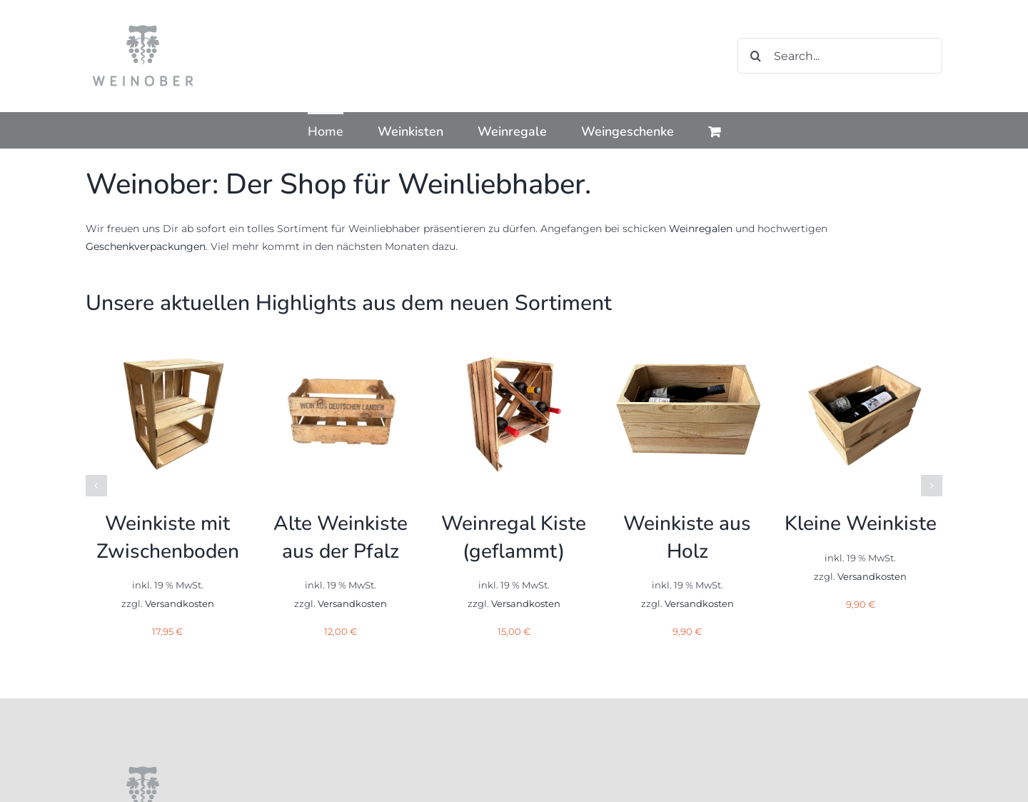 Aktuelle Website-Vorschau von Einfach guter Wein...!