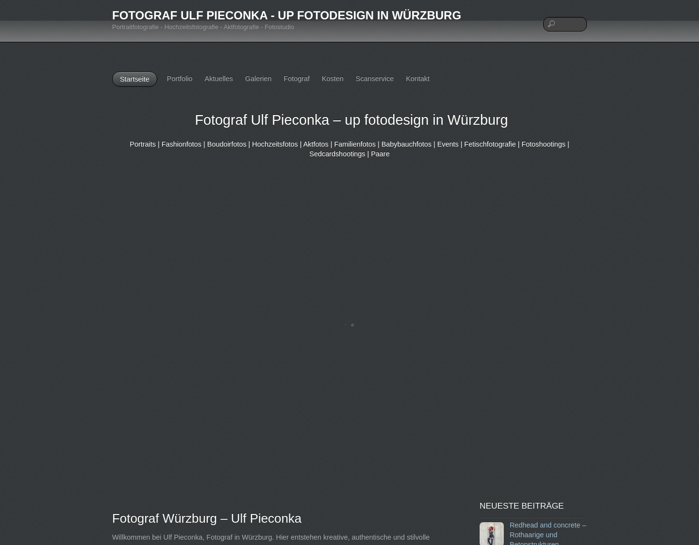 Aktuelle Website-Vorschau von up fotodesign - Würzburg - Fotograf