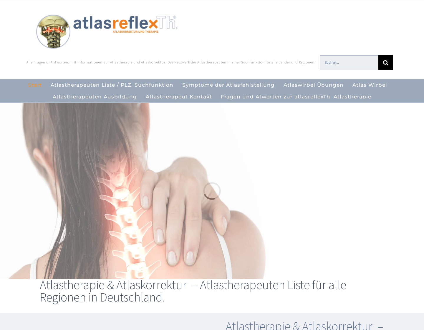 Aktuelle Website-Vorschau von Atlas Korrektur