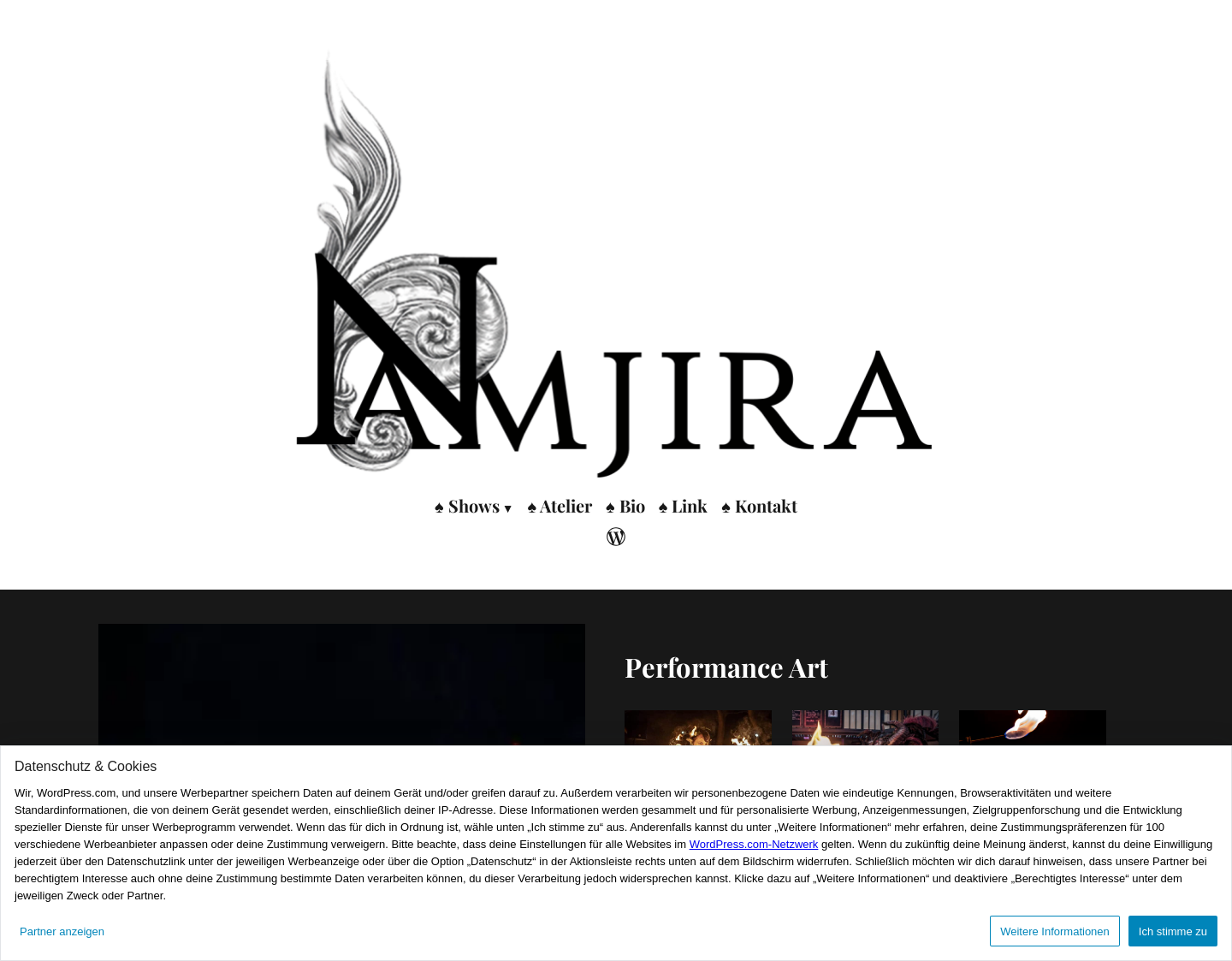 Aktuelle Website-Vorschau von Bauchtanz in Berlin mit Namjira