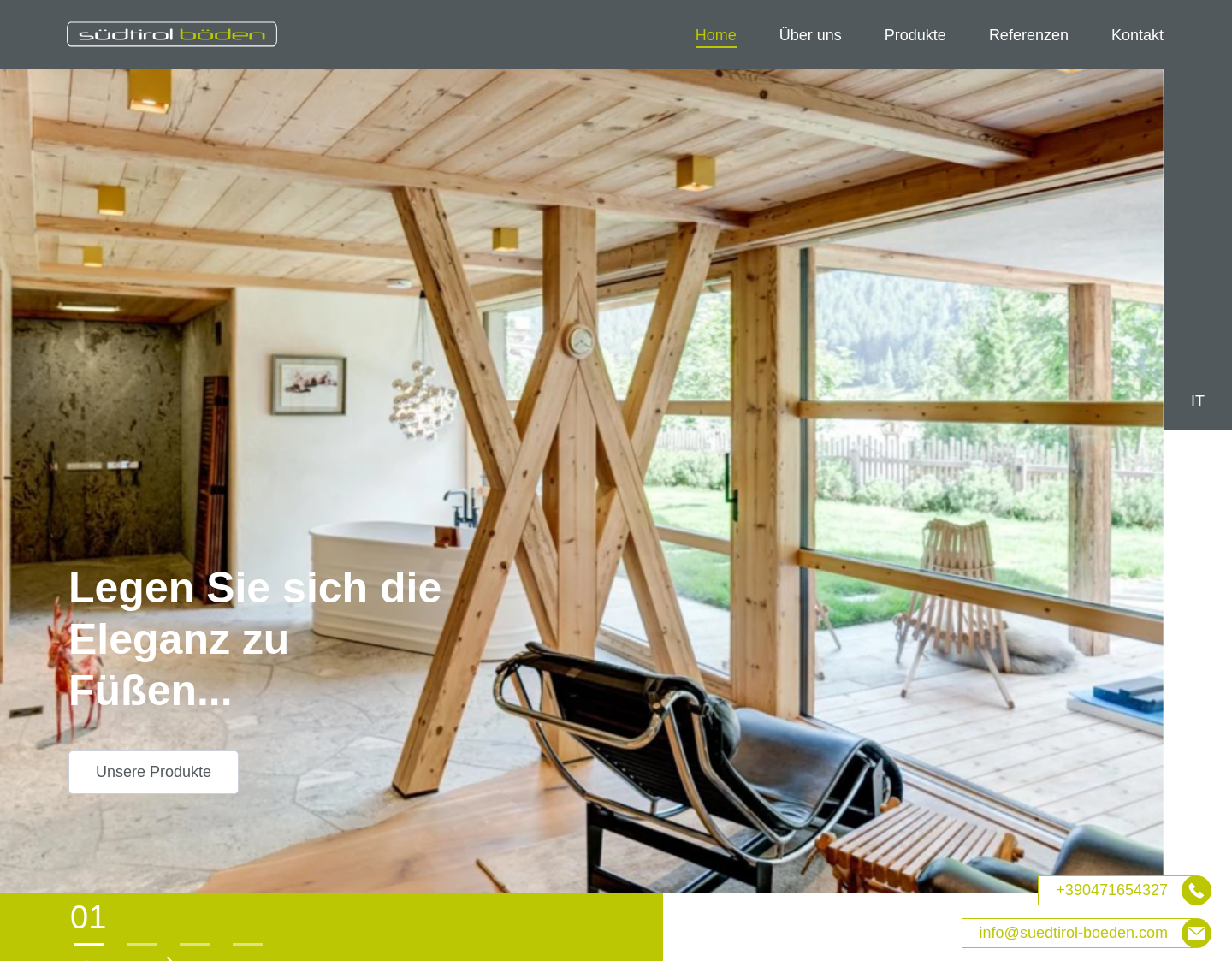 Aktuelle Website-Vorschau von Bodenleger - Bodenbeläge Südtirol