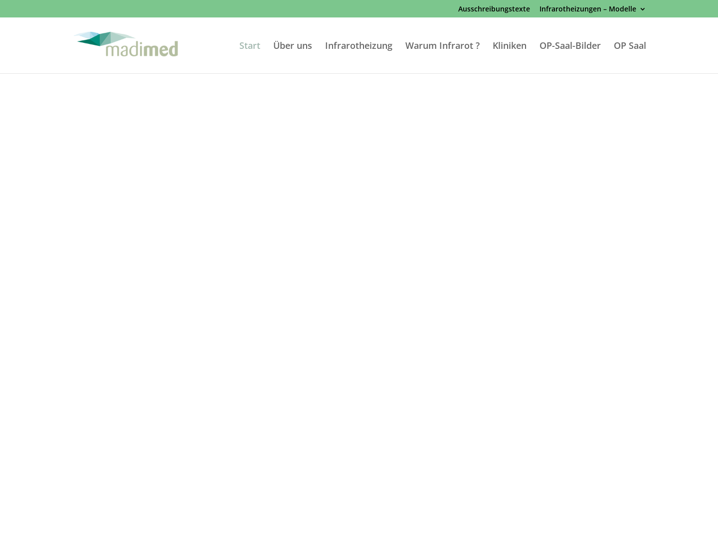 Aktuelle Website-Vorschau von madimed | Hesse Licht- und Wärmetechnik