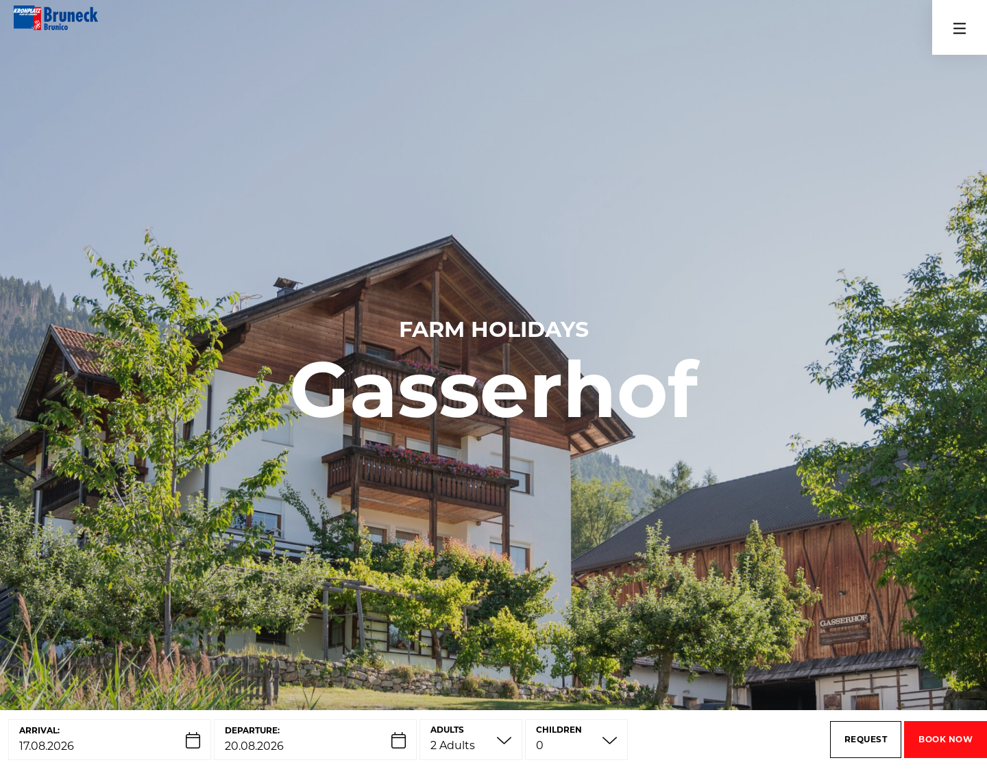 Aktuelle Website-Vorschau von Ferienwohnung am Gasserhof-Pfalzen