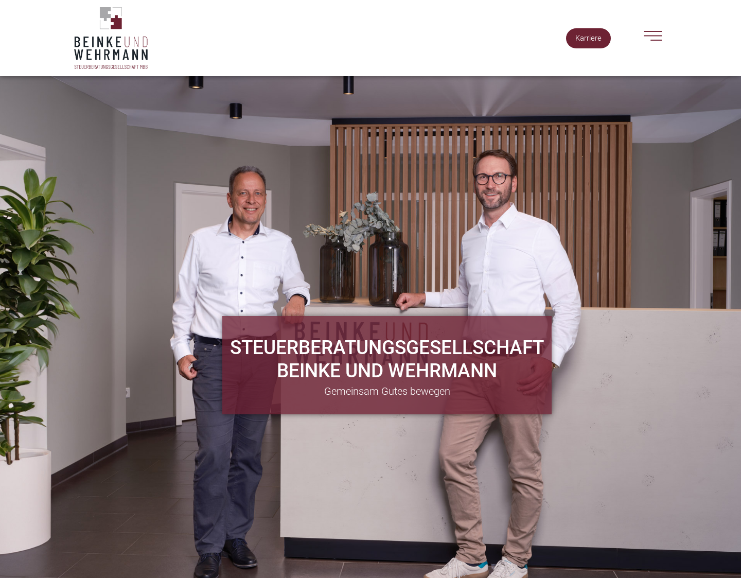 Aktuelle Website-Vorschau von Steuerberater Oldenburg-Westerstede